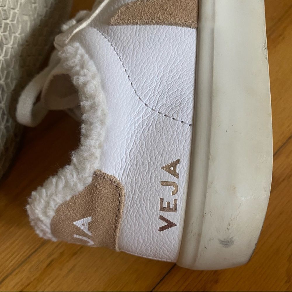 Veja Campo Fured leather white desert sneakers shoes Revolve 36 5 - Picture 9 of 16